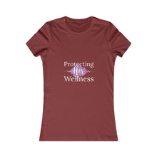 Load image into Gallery viewer, Protecting Her Wellness - Purple Splash- Women's Favorite Tee