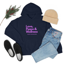 Load image into Gallery viewer, Love-Peace-Wellness2 Unisex Heavy Blend™ Hooded Sweatshirt