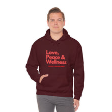Load image into Gallery viewer, Love-Peace-Wellness1 Unisex Heavy Blend™ Hooded Sweatshirt