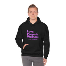 Load image into Gallery viewer, Love-Peace-Wellness2 Unisex Heavy Blend™ Hooded Sweatshirt