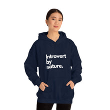 Load image into Gallery viewer, Introvert By Nature Unisex Heavy Blend™ Hooded Sweatshirt
