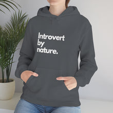 Load image into Gallery viewer, Introvert By Nature Unisex Heavy Blend™ Hooded Sweatshirt