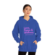 Load image into Gallery viewer, Love-Peace-Wellness2 Unisex Heavy Blend™ Hooded Sweatshirt