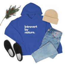 Load image into Gallery viewer, Introvert By Nature Unisex Heavy Blend™ Hooded Sweatshirt