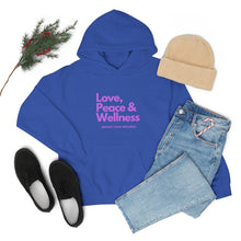 Load image into Gallery viewer, Love-Peace-Wellness2 Unisex Heavy Blend™ Hooded Sweatshirt