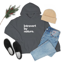Load image into Gallery viewer, Introvert By Nature Unisex Heavy Blend™ Hooded Sweatshirt