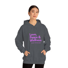 Load image into Gallery viewer, Love-Peace-Wellness2 Unisex Heavy Blend™ Hooded Sweatshirt