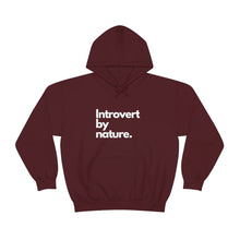 Load image into Gallery viewer, Introvert By Nature Unisex Heavy Blend™ Hooded Sweatshirt