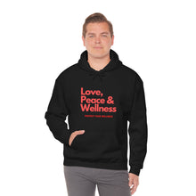 Load image into Gallery viewer, Love-Peace-Wellness1 Unisex Heavy Blend™ Hooded Sweatshirt