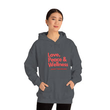 Load image into Gallery viewer, Love-Peace-Wellness1 Unisex Heavy Blend™ Hooded Sweatshirt