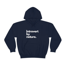 Load image into Gallery viewer, Introvert By Nature Unisex Heavy Blend™ Hooded Sweatshirt