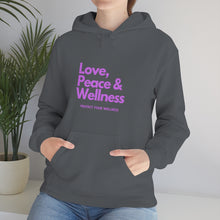 Load image into Gallery viewer, Love-Peace-Wellness2 Unisex Heavy Blend™ Hooded Sweatshirt