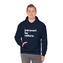 Load image into Gallery viewer, Introvert By Nature Unisex Heavy Blend™ Hooded Sweatshirt