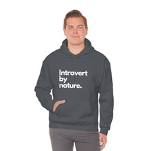 Load image into Gallery viewer, Introvert By Nature Unisex Heavy Blend™ Hooded Sweatshirt