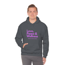 Load image into Gallery viewer, Love-Peace-Wellness2 Unisex Heavy Blend™ Hooded Sweatshirt