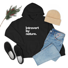 Load image into Gallery viewer, Introvert By Nature Unisex Heavy Blend™ Hooded Sweatshirt