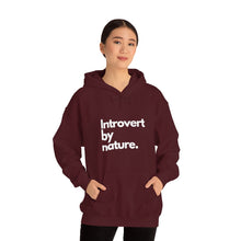 Load image into Gallery viewer, Introvert By Nature Unisex Heavy Blend™ Hooded Sweatshirt