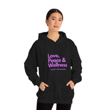 Load image into Gallery viewer, Love-Peace-Wellness2 Unisex Heavy Blend™ Hooded Sweatshirt