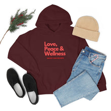 Load image into Gallery viewer, Love-Peace-Wellness1 Unisex Heavy Blend™ Hooded Sweatshirt