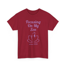 Load image into Gallery viewer, Focusing on My Zen - Unisex Heavy Cotton Tee
