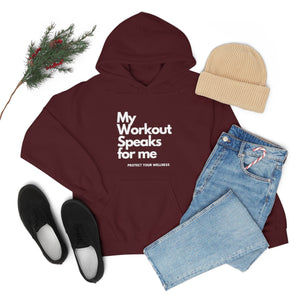 Workout Speaks Unisex Heavy Blend™ Hooded Sweatshirt