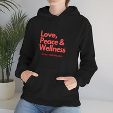 Load image into Gallery viewer, Love-Peace-Wellness1 Unisex Heavy Blend™ Hooded Sweatshirt
