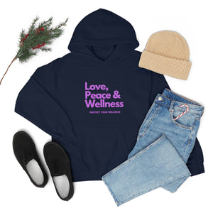 Love-Peace-Wellness2 Unisex Heavy Blend™ Hooded Sweatshirt