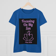 Load image into Gallery viewer, Focusing on My Zen - Women&#39;s Soft Cotton Tee
