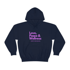 Love-Peace-Wellness2 Unisex Heavy Blend™ Hooded Sweatshirt