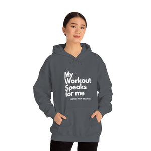 Workout Speaks Unisex Heavy Blend™ Hooded Sweatshirt