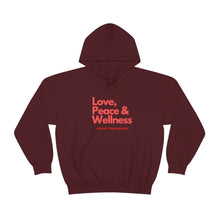 Load image into Gallery viewer, Love-Peace-Wellness1 Unisex Heavy Blend™ Hooded Sweatshirt
