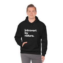 Load image into Gallery viewer, Introvert By Nature Unisex Heavy Blend™ Hooded Sweatshirt
