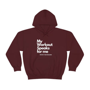 Workout Speaks Unisex Heavy Blend™ Hooded Sweatshirt