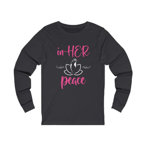 In Her Peace - Unisex Jersey Long Sleeve Tee