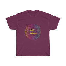 Load image into Gallery viewer, Love, Peace and Wellness - Unisex Heavy Cotton Tee
