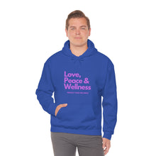 Load image into Gallery viewer, Love-Peace-Wellness2 Unisex Heavy Blend™ Hooded Sweatshirt
