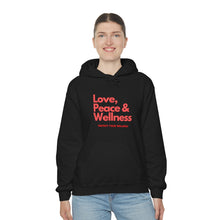 Load image into Gallery viewer, Love-Peace-Wellness1 Unisex Heavy Blend™ Hooded Sweatshirt
