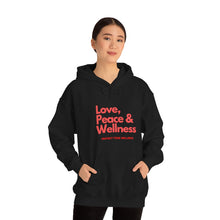 Load image into Gallery viewer, Love-Peace-Wellness1 Unisex Heavy Blend™ Hooded Sweatshirt
