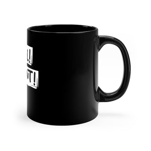 I am - Black mug 11oz