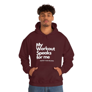 Workout Speaks Unisex Heavy Blend™ Hooded Sweatshirt