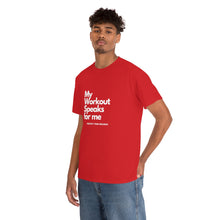 Load image into Gallery viewer, Workout Speaks - Adult Heavy Cotton Tee
