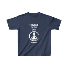 Load image into Gallery viewer, Boys Focusing on My Zen Since Birth - Kids Heavy Cotton™ Tee
