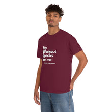 Load image into Gallery viewer, Workout Speaks - Adult Heavy Cotton Tee
