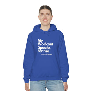 Workout Speaks Unisex Heavy Blend™ Hooded Sweatshirt