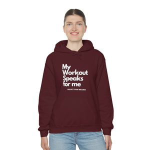 Workout Speaks Unisex Heavy Blend™ Hooded Sweatshirt