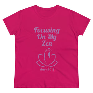 Focusing on My Zen - Women's Soft Cotton Tee