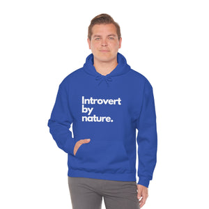 Introvert By Nature Unisex Heavy Blend™ Hooded Sweatshirt