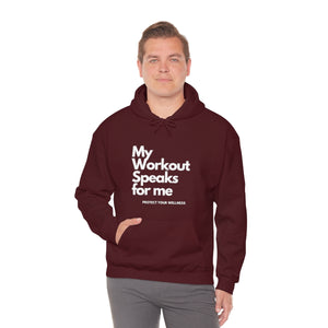 Workout Speaks Unisex Heavy Blend™ Hooded Sweatshirt