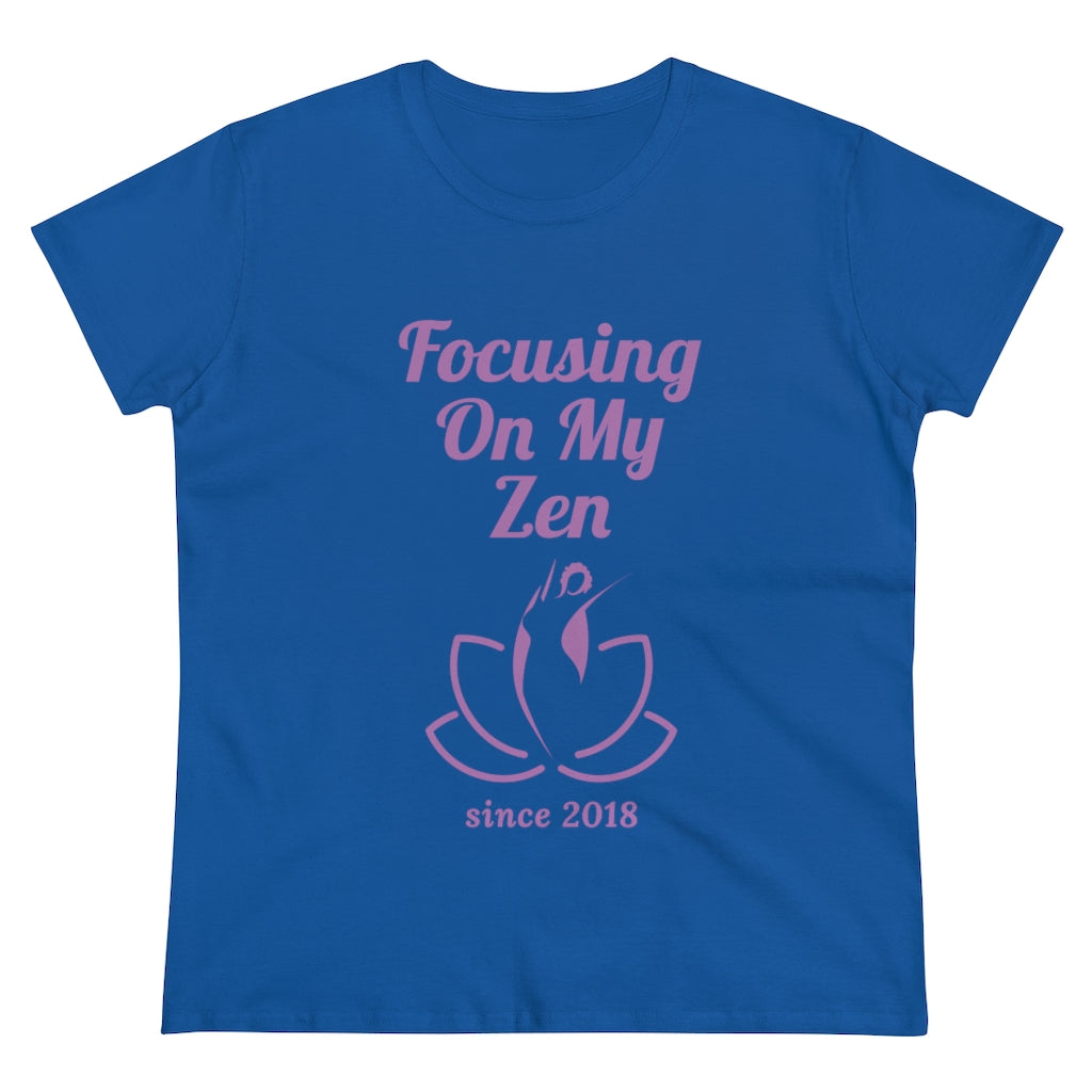 Focusing on My Zen - Women's Soft Cotton Tee