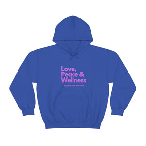 Love-Peace-Wellness2 Unisex Heavy Blend™ Hooded Sweatshirt